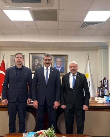 Genel Baskanimiz Ahmet Ortatepe ve DUTKID Baskan Yardimcimiz Hakan DolapciogluIYI Parti Istanbu 1
