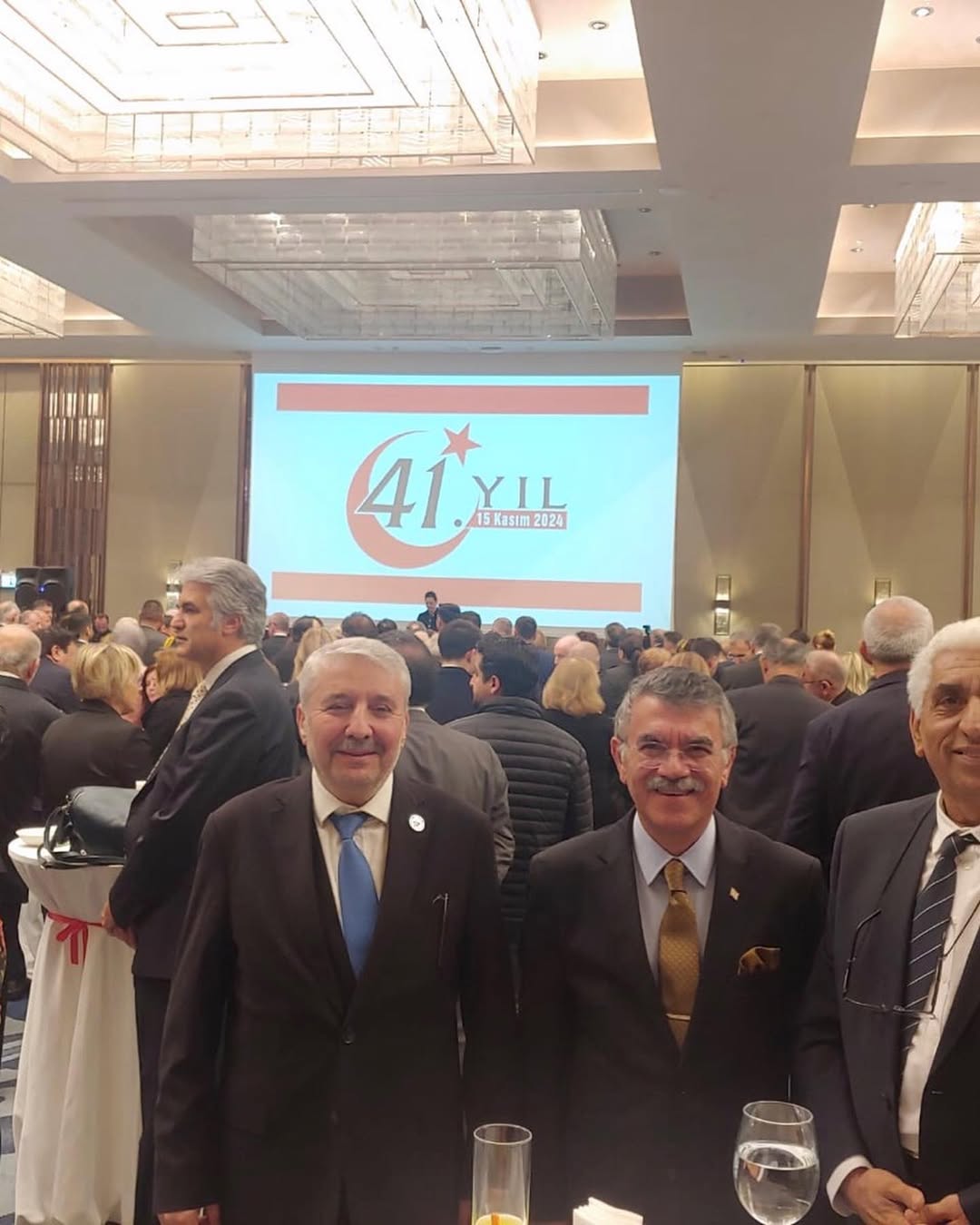 Genel Başkanımız Ahmet Ortatepe ve Yik üyemiz Necdet Ertuğrul , Kuzey Kıbrıs Türk Cumhuriyeti İstanbul Başkonsolosluğu tarafından Hilton İstanbul Bosphorus’da düzenlenen