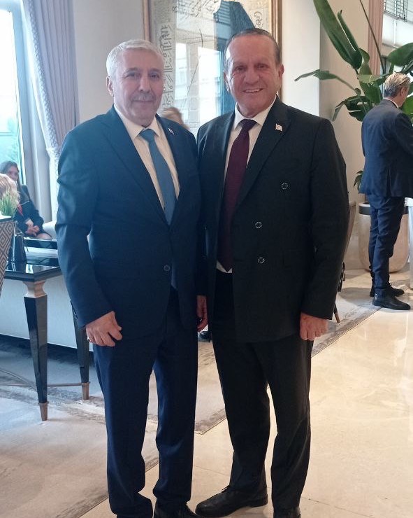 KKTC Turizm ve Çevre Bakanı Sn. Fikri Ataoğlu ile Genel Başkanımız Sn. Ahmet Ortatepe, bir araya gelerek önümüzdeki dönemde hayata geçireceğimiz projeler hakkında istişarelerde bulundu.